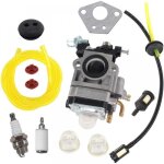 Carburateur pour dbroussailleuses 52cc 43cc, comprend un kit d'accessoires complet, adapt  diverses ...