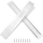 Parkside - grille d'a�ration en aluminium grille de ventilation rectangulaire avec vis pour la ventilation ...