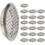 Parkside - grille de ventilation inox 20 pices 53mm maille ronde respiration dsodorisant pour armoire ...