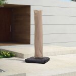 Housse de parasol dport, grande taille, rsistante aux uv, avec fermeture clair et tige, beige