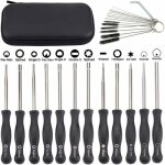 Parkside - jeu d'outils de r�glage de carburateur 12 pi�ces avec tournevis rond pour petits moteurs � ...