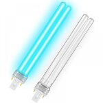 Lampe uvc de rechange tube de remplacement tube uv pour appareil uvc g23 5 watt, 2 pices