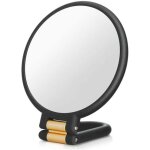 Parkside - miroir grossissant x10, double face, pliable, avec poigne, miroir de maquillage portable, ...