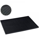 Parkside - tapis gouttoir vaisselle noir, tapis de bar maxi, tapis vaisselle, compatible lave vaisselle, ...
