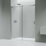 Bernstein - paroi de douche chrome verre scurit cabine de douche en niche tanche parre douche porte ...