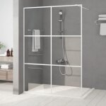 Design in - paroi de douche Écran de douche paroi fixe blanc 140x195 cm verre esg transparent cvw11498 ... Design in - paroi de douche Écran de douche paroi fixe blanc 140x195 cm verre esg transparent cvw11498 ...