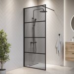 Badplaats - douche à l'italienne essos - 50 x 200 cm verre tei Badplaats - douche à l'italienne essos - 50 x 200 cm verre tei