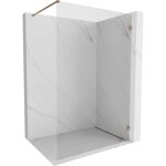 Paroi de douche mexen lunar walk - in droite 50 x 200 cm, transparent 8 mm, or rose - 830 - 050 - 000 ...