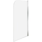 Beliani - paroi de douche minimaliste en verre tremp rglable 140 x 70 cm argent lapan
