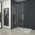 Ocean sanitaire - paroi de douche mobile paroi de douche � italienne 75cm, oc�an paroi de douche pliante ...