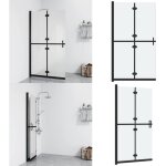 Paroi de douche pliable verre esg dépoli 120x190 cm - mur de douche - douche italienne - paroi de douche ... Paroi de douche pliable verre esg dépoli 120x190 cm - mur de douche - douche italienne - paroi de douche ...