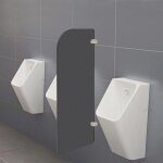 Paroi de s�paration pour urinoirs, 40 x 90 cm, angle rond, paroi d'�cran stable pour cin�mas, restaurants ...