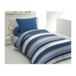 Home linge passion - parure de couette microfibre home passion stanis - 1 housse de couette 140 x 200 ...
