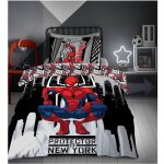 Parure de lit 140x200 cm spiderman