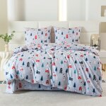 Parure de lit 200x200 cm no�l gris