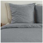 Parure de lit 220x240 adulte - housse de couette imprim� z�bre et uni + 2 taies d'oreiller 63x63 cm? ...