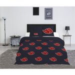 Parure de lit 240x220 cm naruto symbole akatsuki