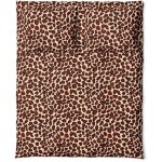 Parure de lit 3d en coton 160 x 200 cm motif lopard + drap - housse