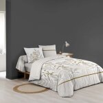 Parure de lit 6 pices raoni ? 260 x 240 cm ? 100% coton ? 42 fils / cm