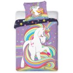 Parure de lit bb 100x135 cuddles rainbow unicorn licorne