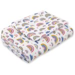 Parure de lit b�b� avec garnissage, 2 pi�ces, 75x100cm nouveau - n� - arc - en - ciel