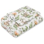 Parure de lit b�b� avec garnissage, 2 pi�ces, 75x100cm nouveau - n� - vert for�t