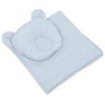 Parure de lit b�b� avec garnissage, couette et oreiller en forme d'ours en peluche - ensemble 2 pi�ces ...