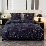 Parure de lit en coton 220x200 constellation