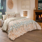 Linnea - parure de lit coton evasion taie 65x65 cm 240x220 cm
