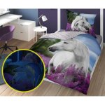 Parure de lit en coton fluo 140x200cm cheval Parure de lit en coton fluo 140x200cm cheval
