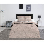 Parure de lit double 240x220 cm disney mickey et minnie