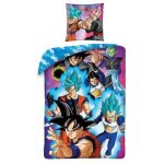 Parure de lit dragon ball z son goku vs goku ros� microfibre 140 x 200 cm (2 pi�ces)
