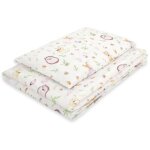 Parure de lit enfant 2 pi�ces en coton 120x90 cm - d�licatesse foresti�re
