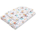 Parure de lit enfant avec garnissage 120x90cm - chevaliers et dragons