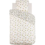 Parure de lit enfant rversible lopard - 100% coton 57 fils / cm