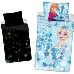 Parure de lit phosphorescente en coton 'la reine des neiges' - 140 x 200 cm - livraison gratuite - disney ...
