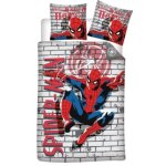 Parure de lit rversible spider - man marvel comics ? housse de couette + taie d?oreiller