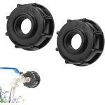 Paryou - 2 pi�ces adaptateur ibc bouchon s60x6 - connecteur de r�servoir ibc 3 / 4 pouce - adaptateur ...