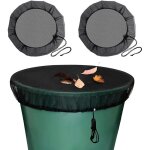 Filet de baril de pluie, 2 pièces filet de protection avec cordon de serrage, couverture anti - moustique ... Filet de baril de pluie, 2 pièces filet de protection avec cordon de serrage, couverture anti - moustique ...