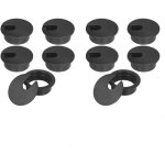 Passe - c�bles de bureau, cache - c�bles en plastique pour ordinateurs, supports tv et ordinateurs de ...