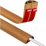 Passe cable sol 3m goulotte passe cable sol, petit canal de cordons d'alimentation flexible pour le bureau ...