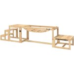 Passerelle agility chiens - passerelle pour parcours canins d'agility - bois de sapin pr - huil