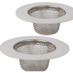 Passoire en acier inoxydable 2 pièces, mini évier de cuisine, filtre pour évier de cuisine en acier inoxydable ... Passoire en acier inoxydable 2 pièces, mini évier de cuisine, filtre pour évier de cuisine en acier inoxydable ...