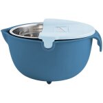 Passoire avec bol mlangeur 9 en 1 pour passoire de cuisine bol passoire rotatif  double couche avec ...