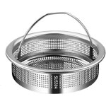 Passoire d'vier de cuisine, panier d'gouttage rutilisable, universel, facile  nettoyer, pliable, ...