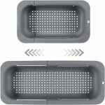Passoire d'vier extensible - matriau pp alimentaire - trous de drainage efficaces - porte - schage ...