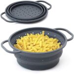 Passoire pliable rsistante  la chaleur, diamtre 26 cm ? passoire pliable, rtractable, peu encombrante, ...