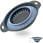 Passoire pliable en silicone pour cuisine panier d'vier passoire  ptes (orbicular)