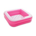 Destockage - pataugeoire gonflable carre intex rose - b00b27ojam
