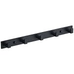 Pat�res, barre avec 4 / 5 / 6 crochets en acier inoxydable, pat�res, porte - manteau mural, pat�res multi ...